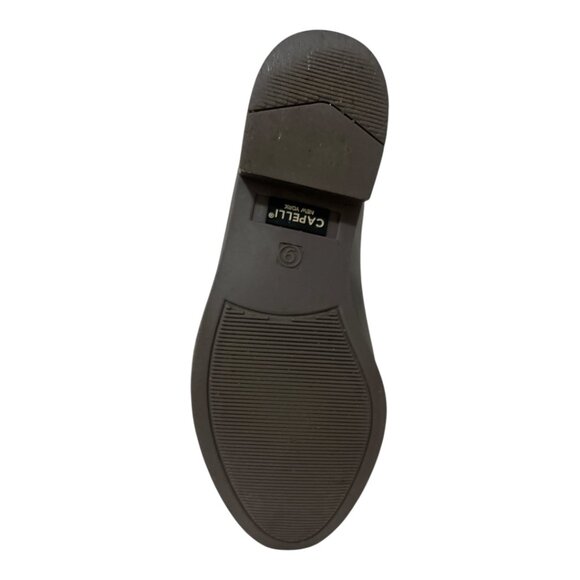 CAPELLI OF NY CHELSEA FLAT RAINBOOTS PULL-UP ANGLE BOOTIES GRAY SIZE 9 - Picture 11 of 11